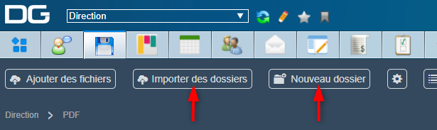Créer et organiser des dossiers