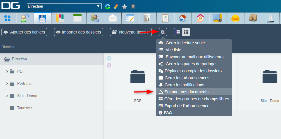 Paramétrez votre scanner pour stocker vos documents sur Dune Gestion