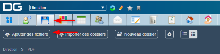 Ajouter des fichiers