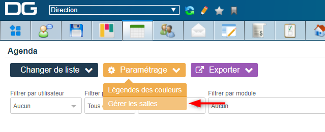 Gestion des salles